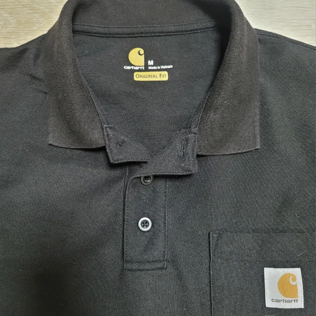 칼하트 carhartt 면혼방 반팔 카라넥셔츠 남성용 M(큰95~100)