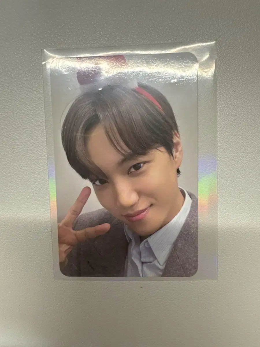 Exo kai photocard (Pink Christmas)