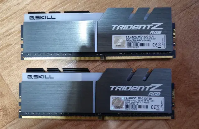 G.SKILL TRIDENTZ 32GB 3200MHz 지스킬 DDR4