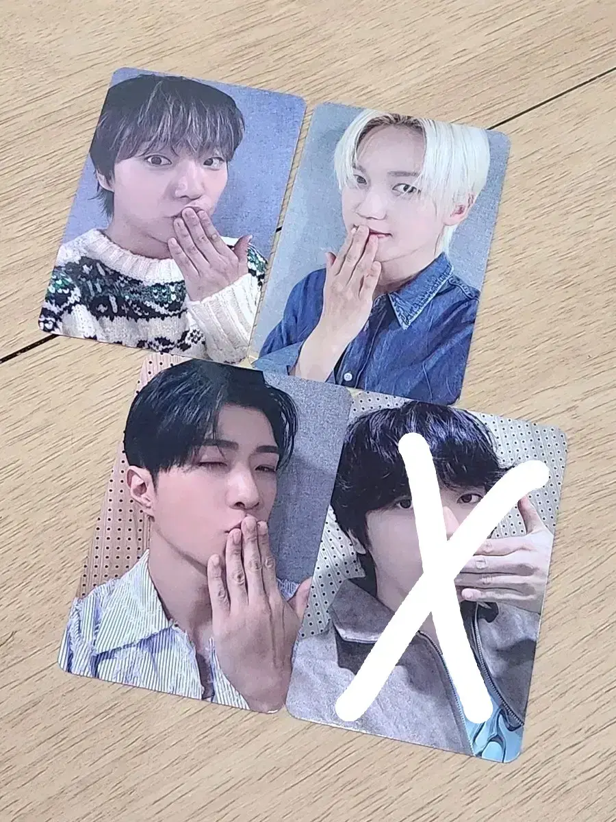 ONF BimyMonster jump up unreleased photocard Two-Sided Hand Kisses