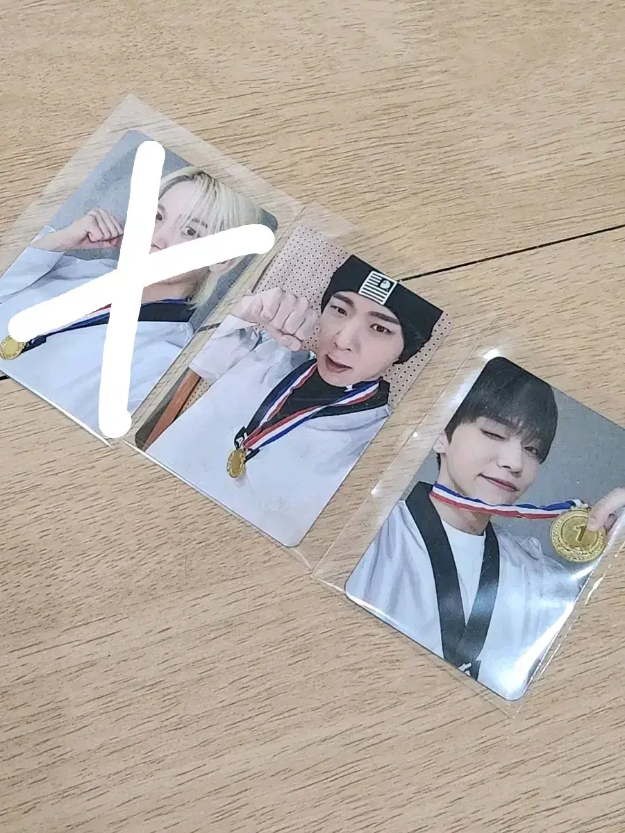 ONF BimyMonster makestar unreleased photocard Taekwondobok