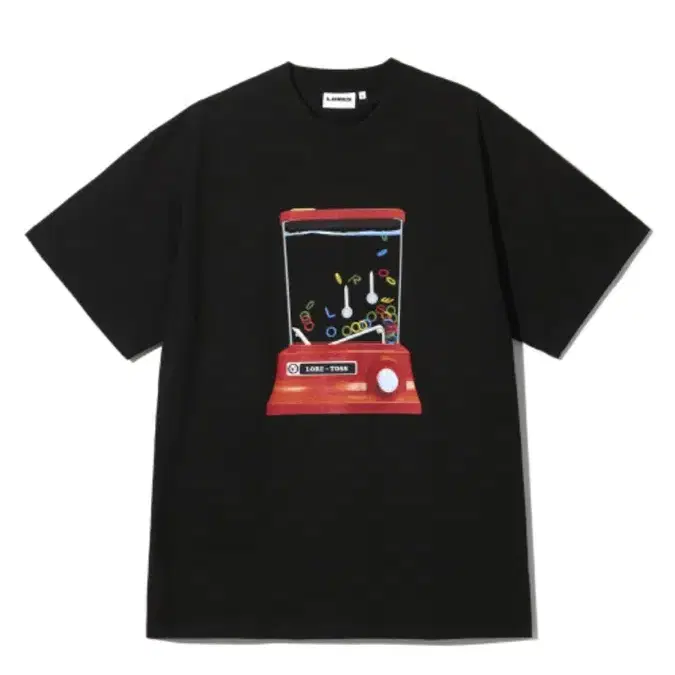 LORES 반팔티 Water Ring Toss S/S Tee - Blac