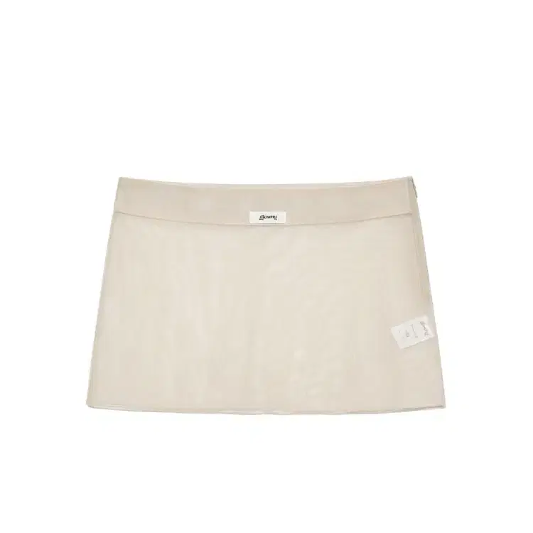 글로니 LULU SHEER SKIRT BEIGE