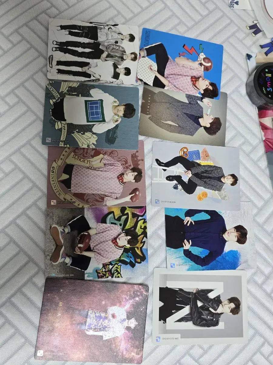 Infinite limited edition Collection Card photocard Kim SungkyuKim MyungsooNam WoohyunDongwoo Kim Myungsoo