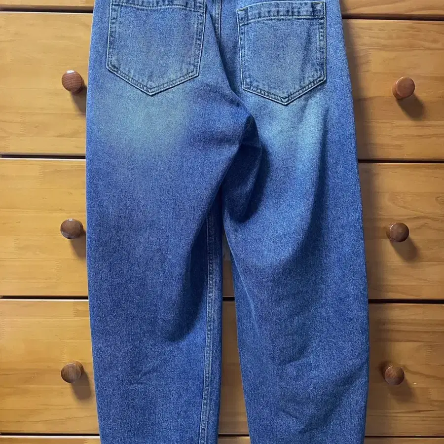 노운 Wave Denim Pants (mid blue)