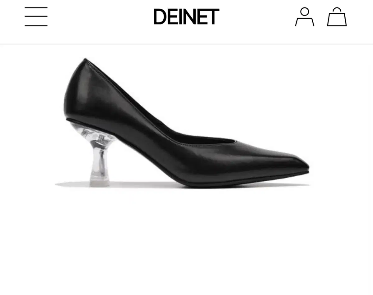 다이닛 deinet leather glass heel 레더힐 240