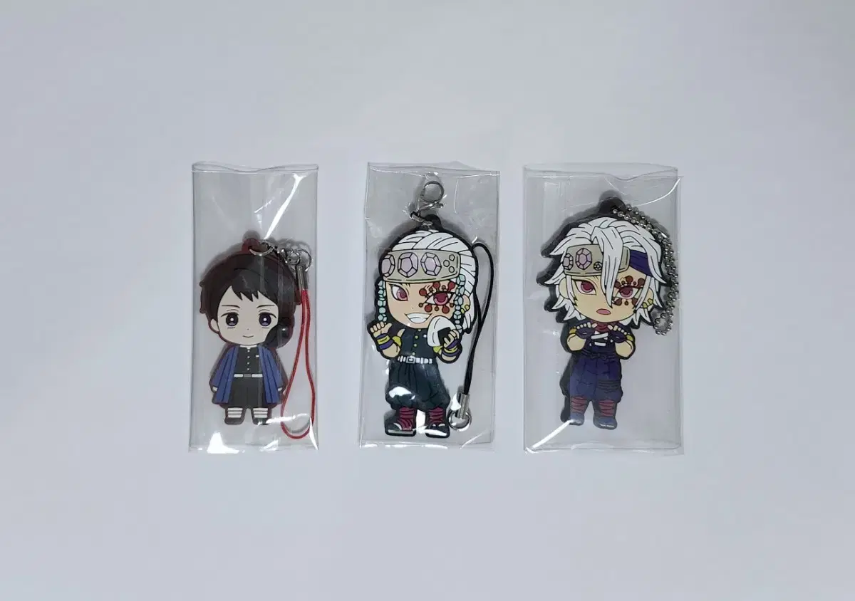 Demon Slayer Woodz I Tengen Rubber Strap Keyring