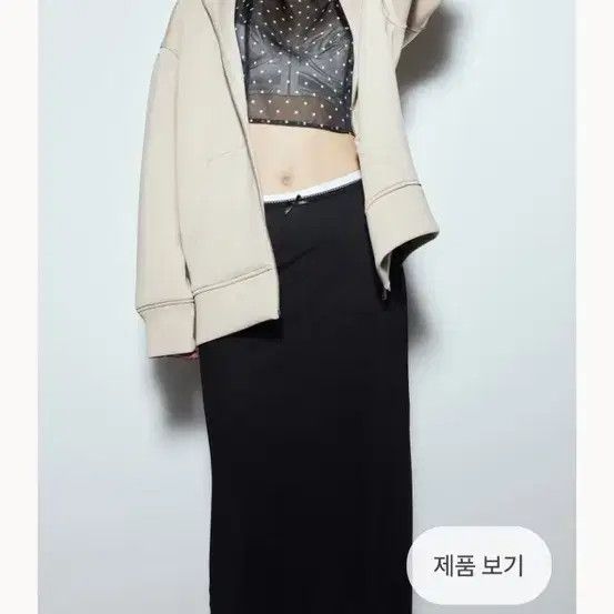 H&M 메쉬 스커트 긱시크