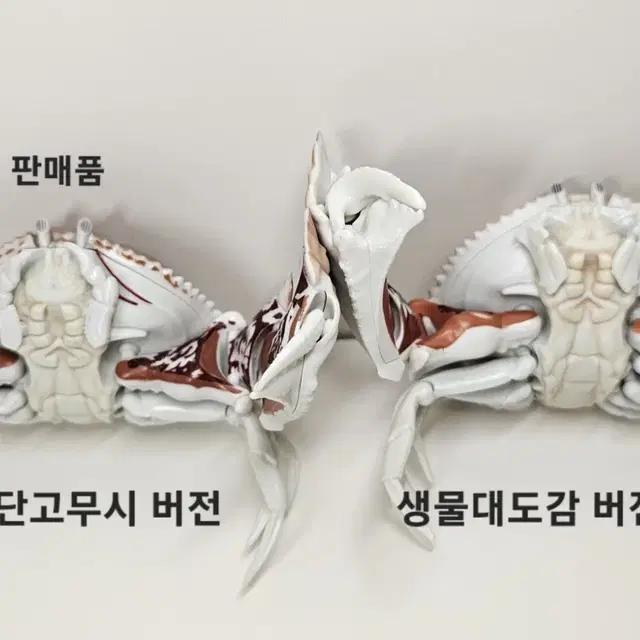 단고무시 만두게 생물대도감 도둑게 피규어