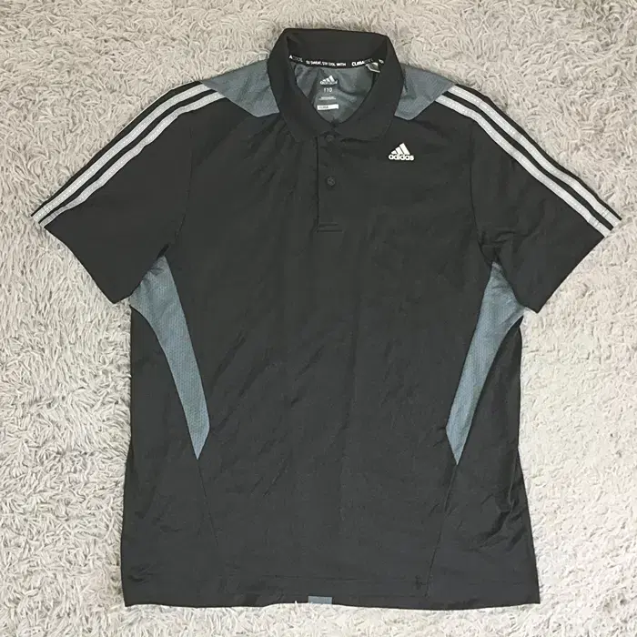 Adidas Short Sleeve Cara Neck T-Shirt Cool Fabric 110