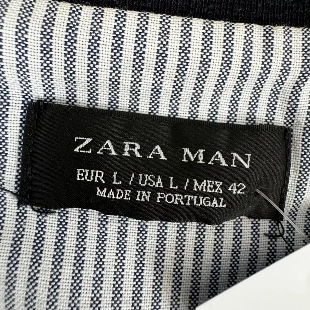 ZARA MAN 자라 남성 맨투맨 티셔츠 (L size / BLACK)