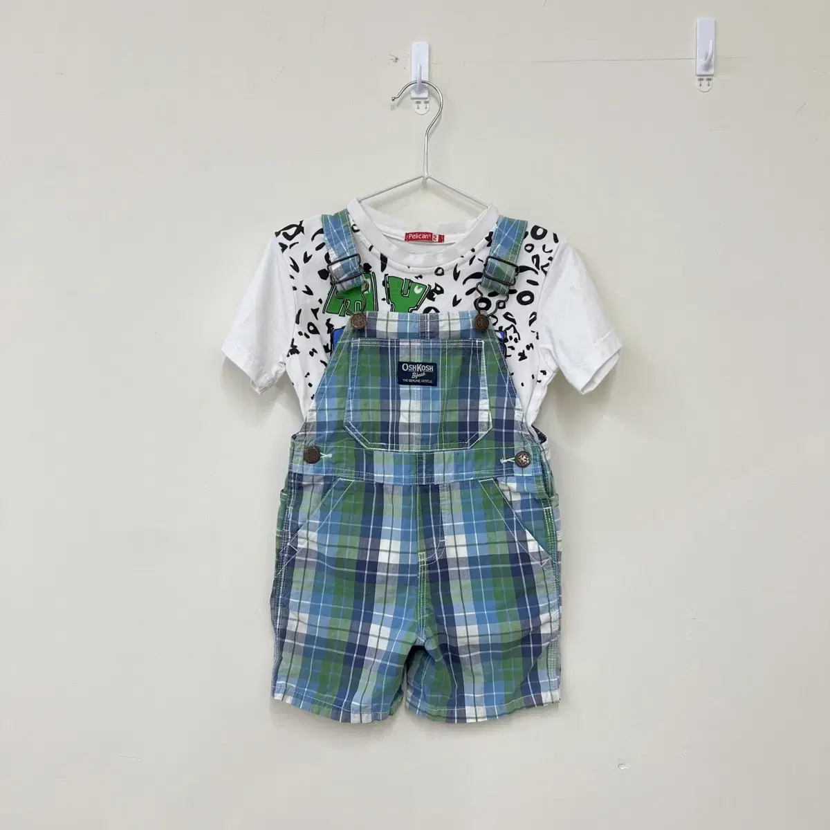 오시코시 baby bgosh 멜빵 80cm