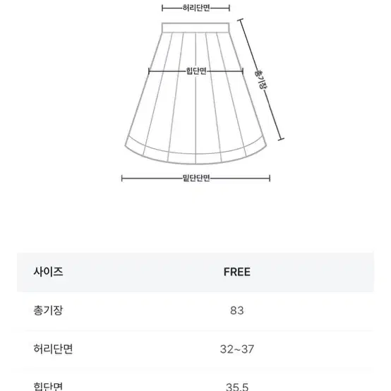 (새상품)모던로브 쫀득기모 말랑 H 밴딩 스커트 그레이