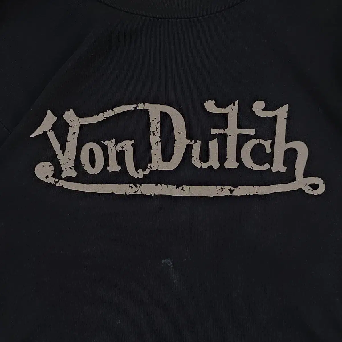 [L] Von dutch 본더치 빈티지 블랙 긴팔티