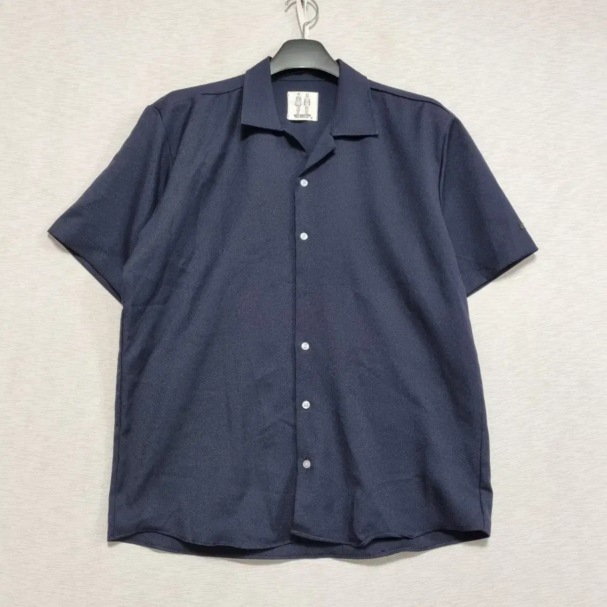 Manstore Navy Short-Sleeved Shirt M105ㅡ0612