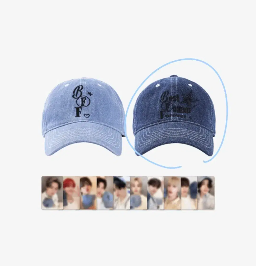 Treasure BFF Jin Blue Ballcap Hat WTS