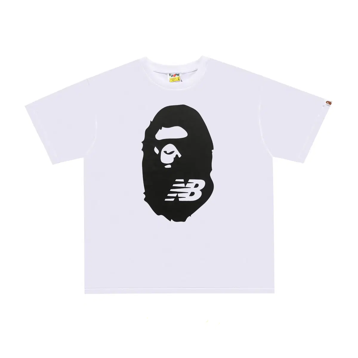 {새상품}베이프 뉴발 콜라보 BAPE 카모 반팔티셔츠 #D053