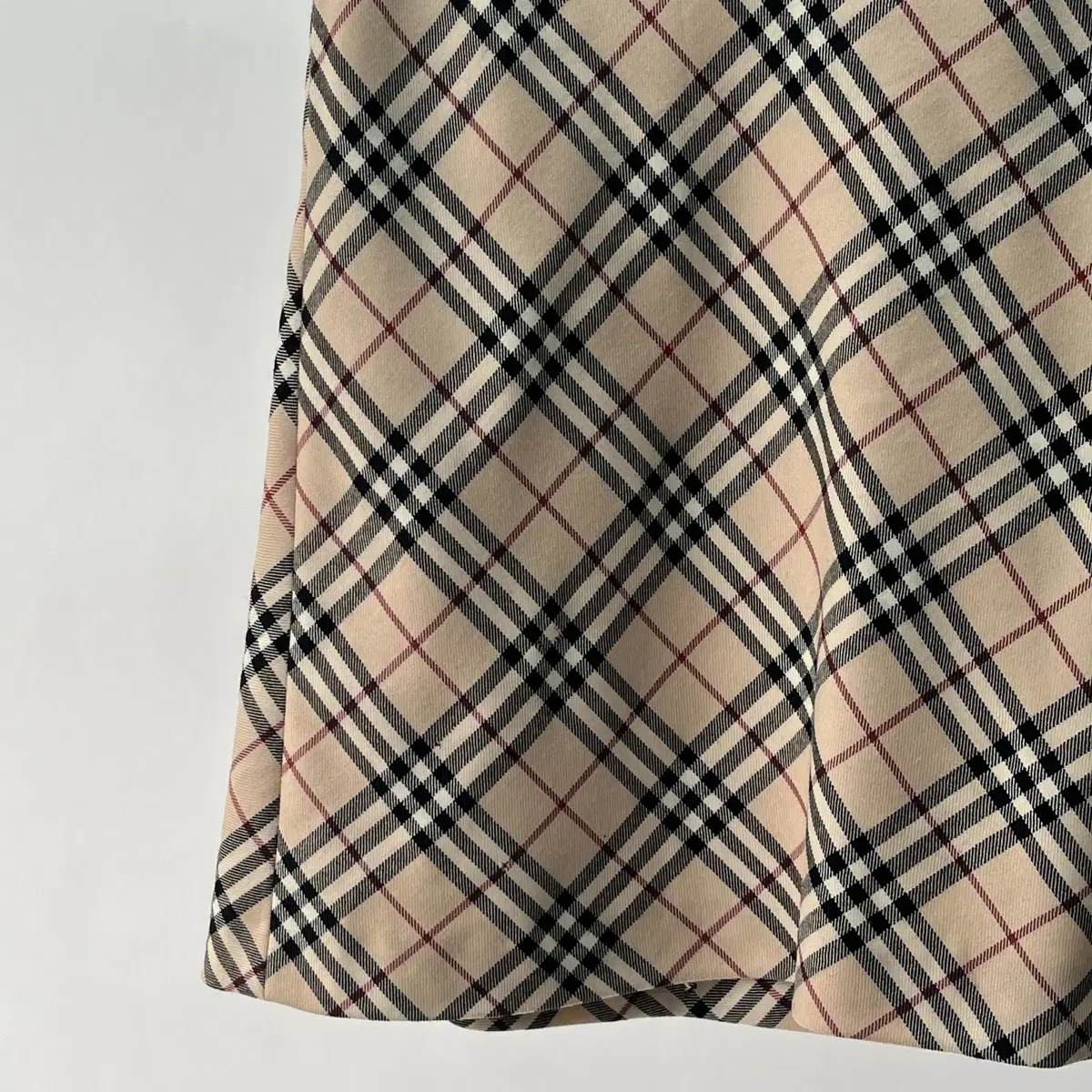 BURBERRY check skirt ( BLUE LABEL )