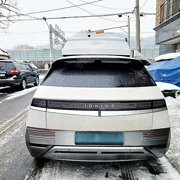 지붕위 밀착형 코토일체형루프박스 어닝,윈드가드 저렴하게 장착