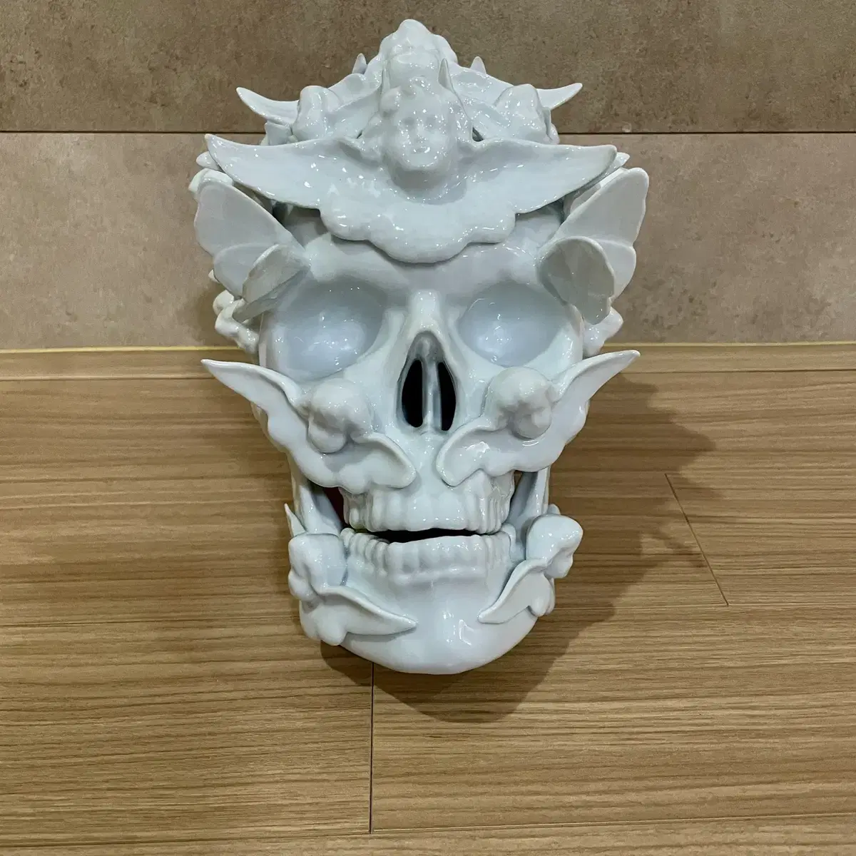 The Angel Porcelain skull