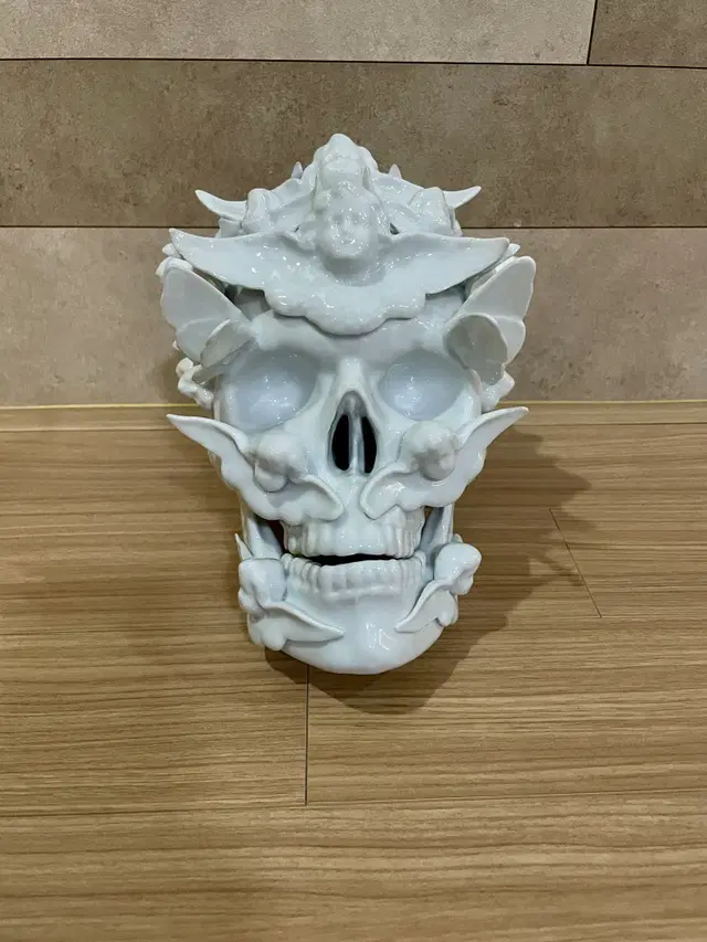 The Angel Porcelain skull