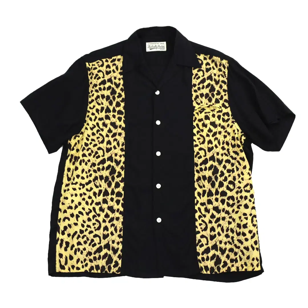 WACKO MARIA TWO-TONE 50'S SHIRT YELLOW