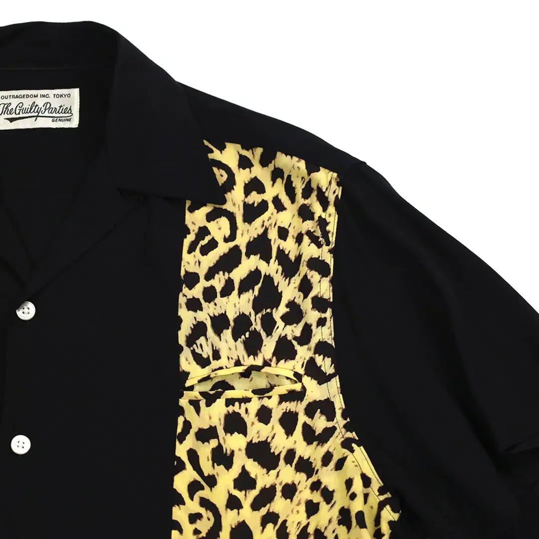 WACKO MARIA TWO-TONE 50'S SHIRT YELLOW