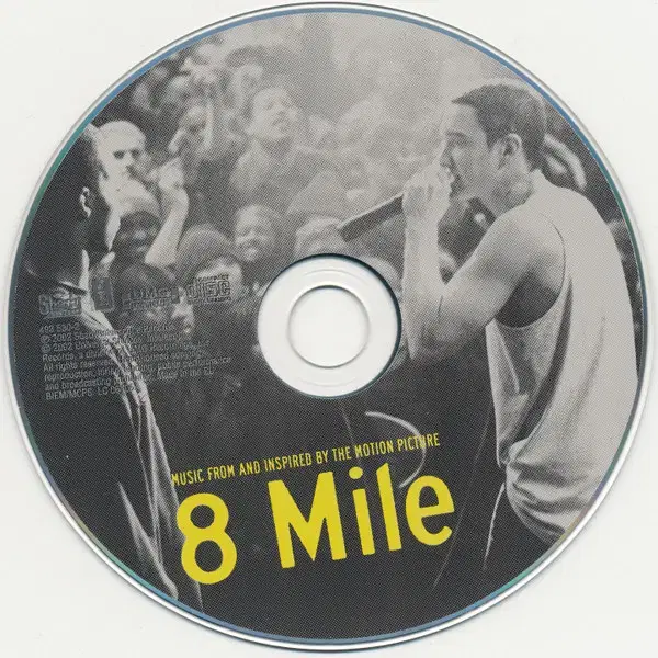 Music From 8 Mile (CD) 유럽반 2002 민트급 중고