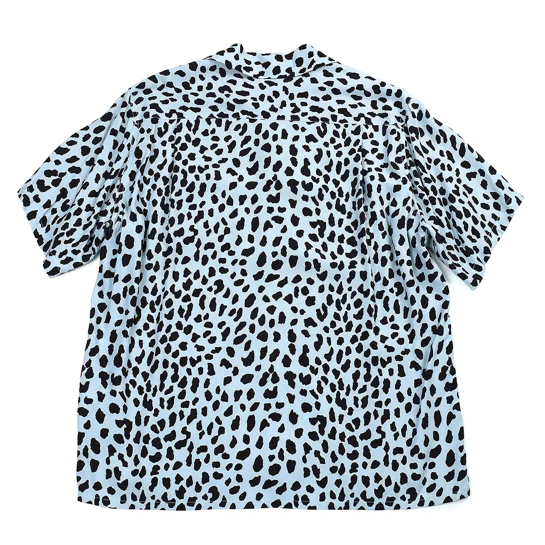 WACKO MARIA LEOPARD SS HAWAIIAN BLUE