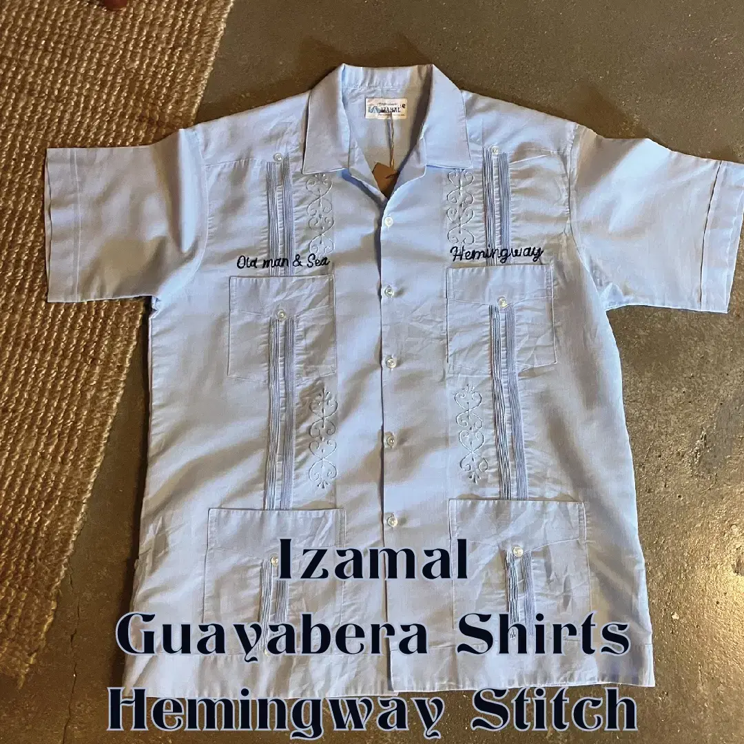 Izamal Guayabera Shirt Hemingway Stitch 42