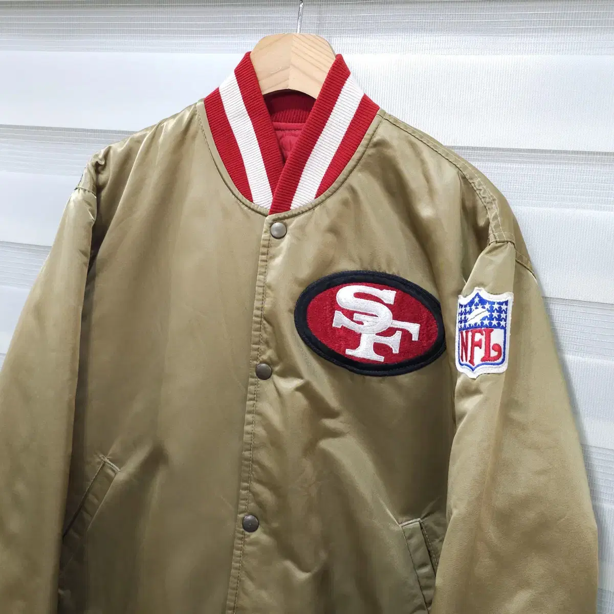 미국80s STARTER NFL SF 49ERS 바시티자켓- M