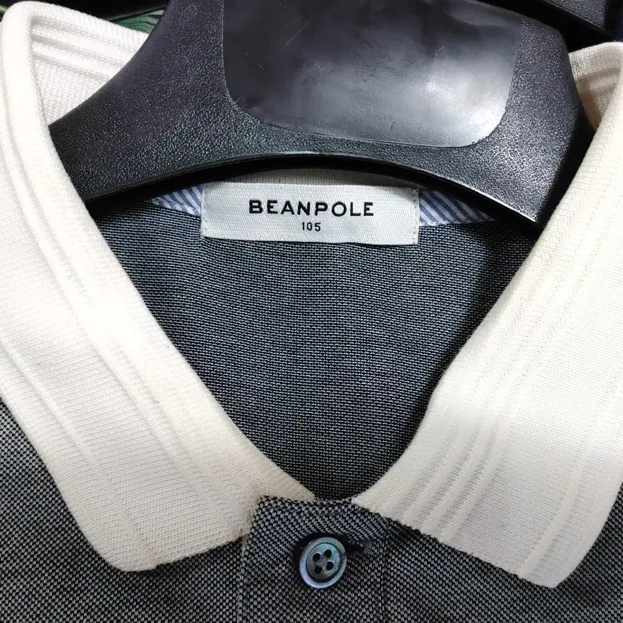 BEANPOLE 빈폴 남성 카라배색 반팔카라티