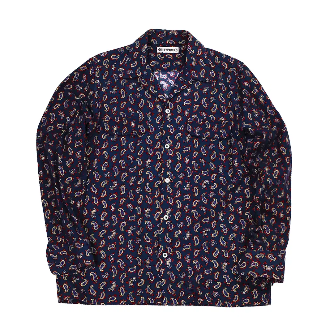 WACKO MARIA MULTI PAISLEY SHIRT