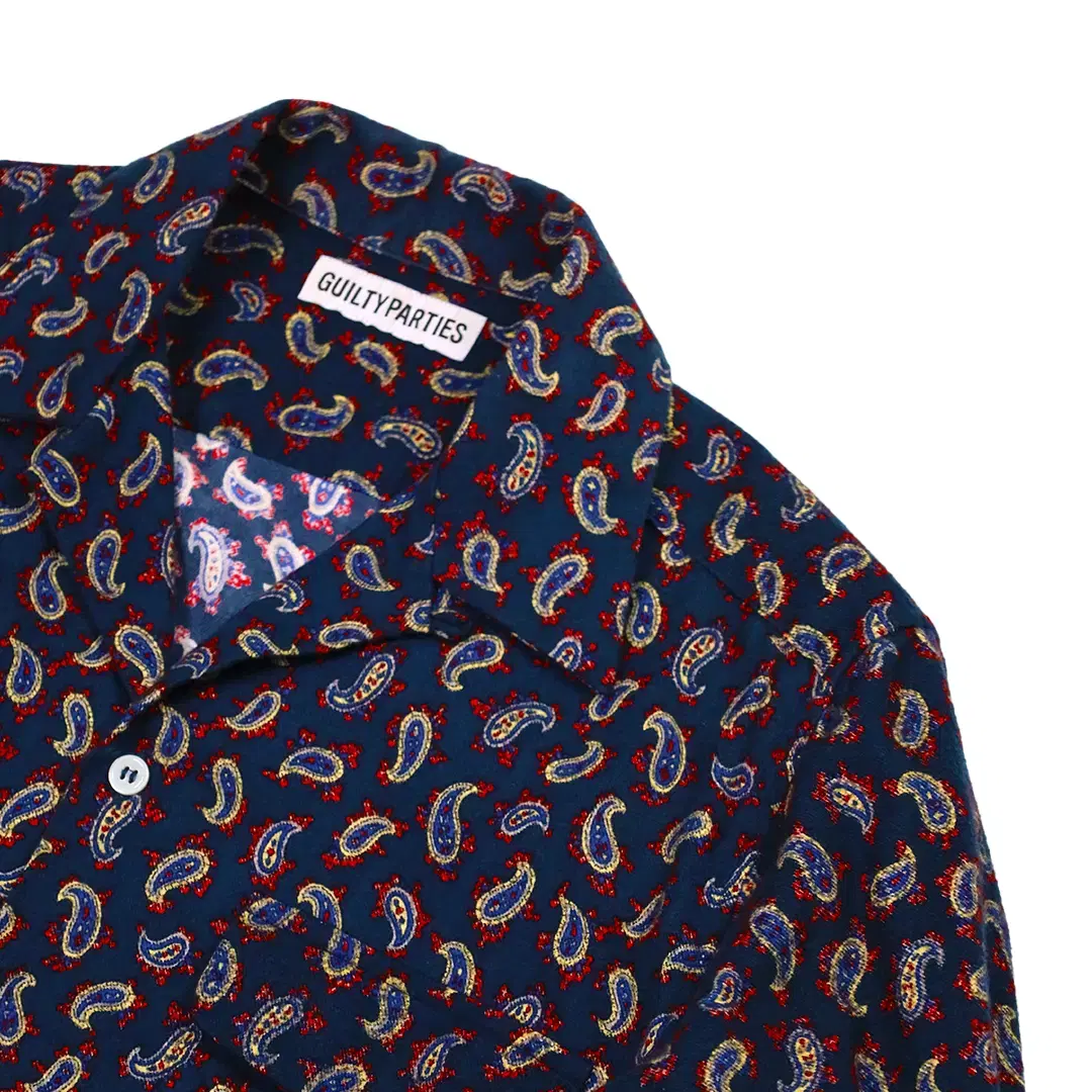 WACKO MARIA MULTI PAISLEY SHIRT