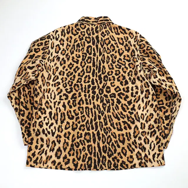 WACKO MARIA  LEOPARD ARMY SHIRT LS