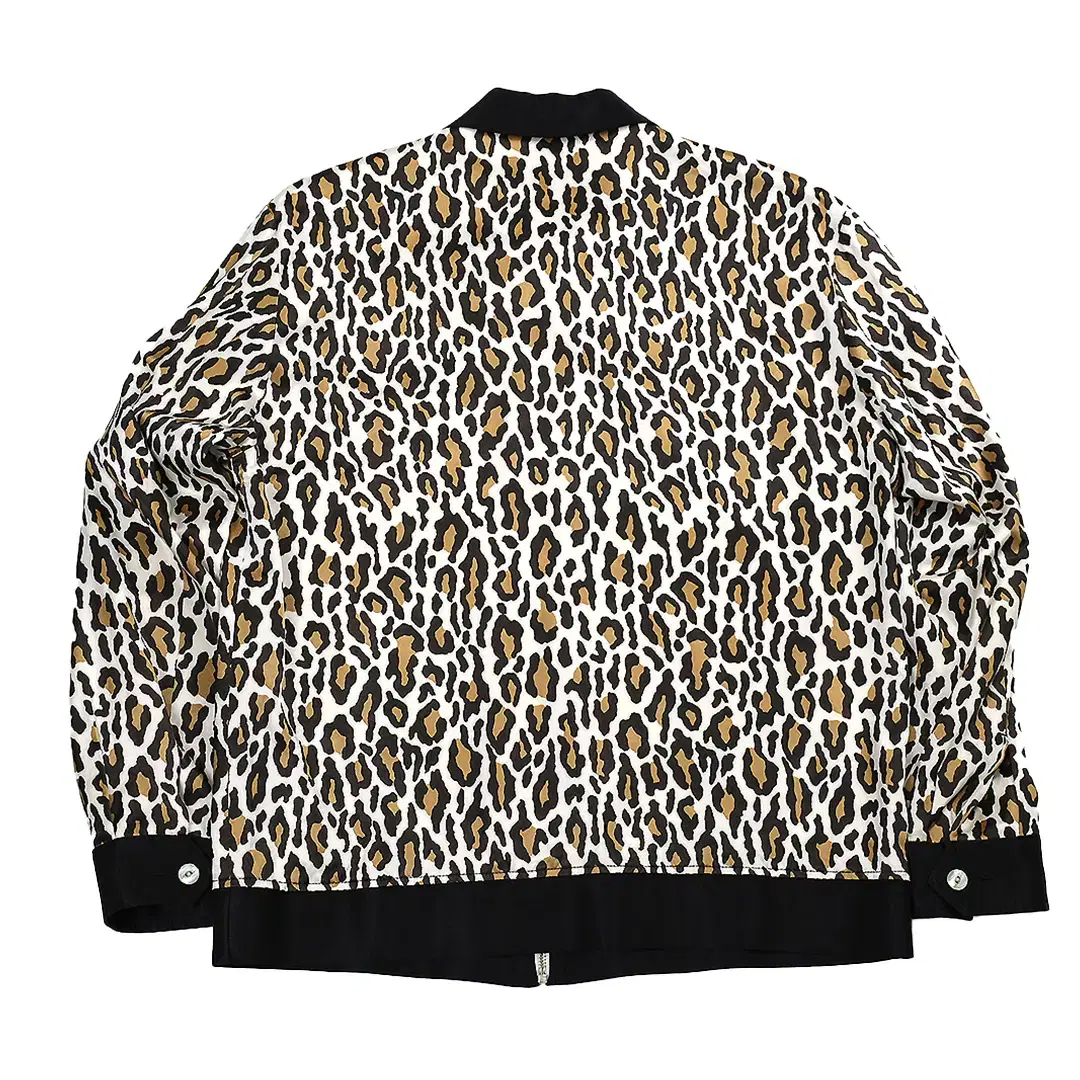 WACKO MARIA SILK TWO-TONE LEOPARD JACKET