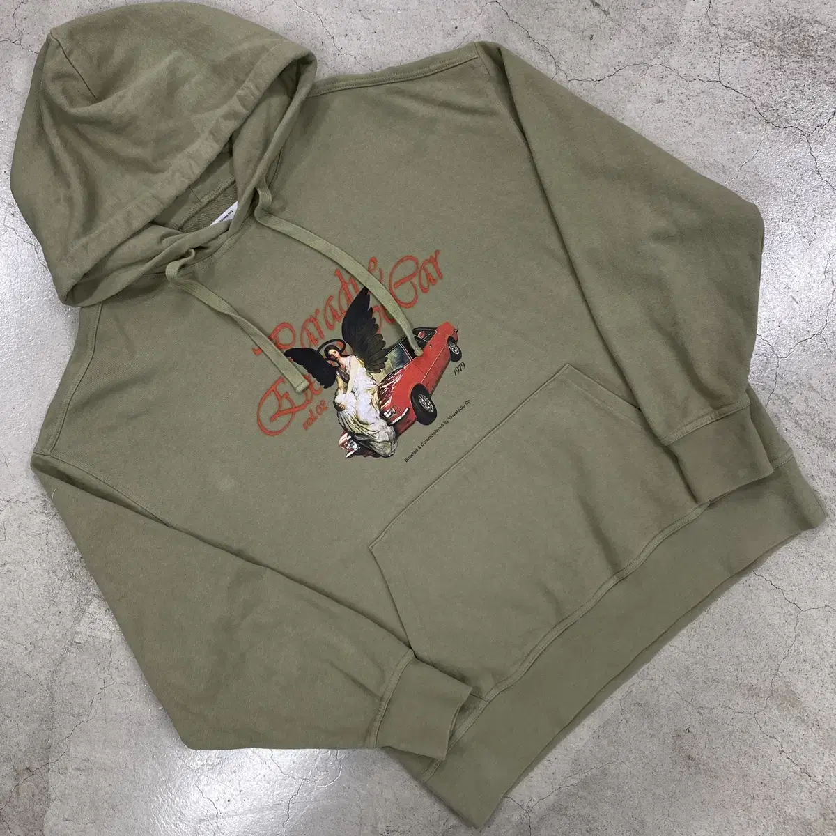 Bibi Studio Big Logo Khaki Hoodie