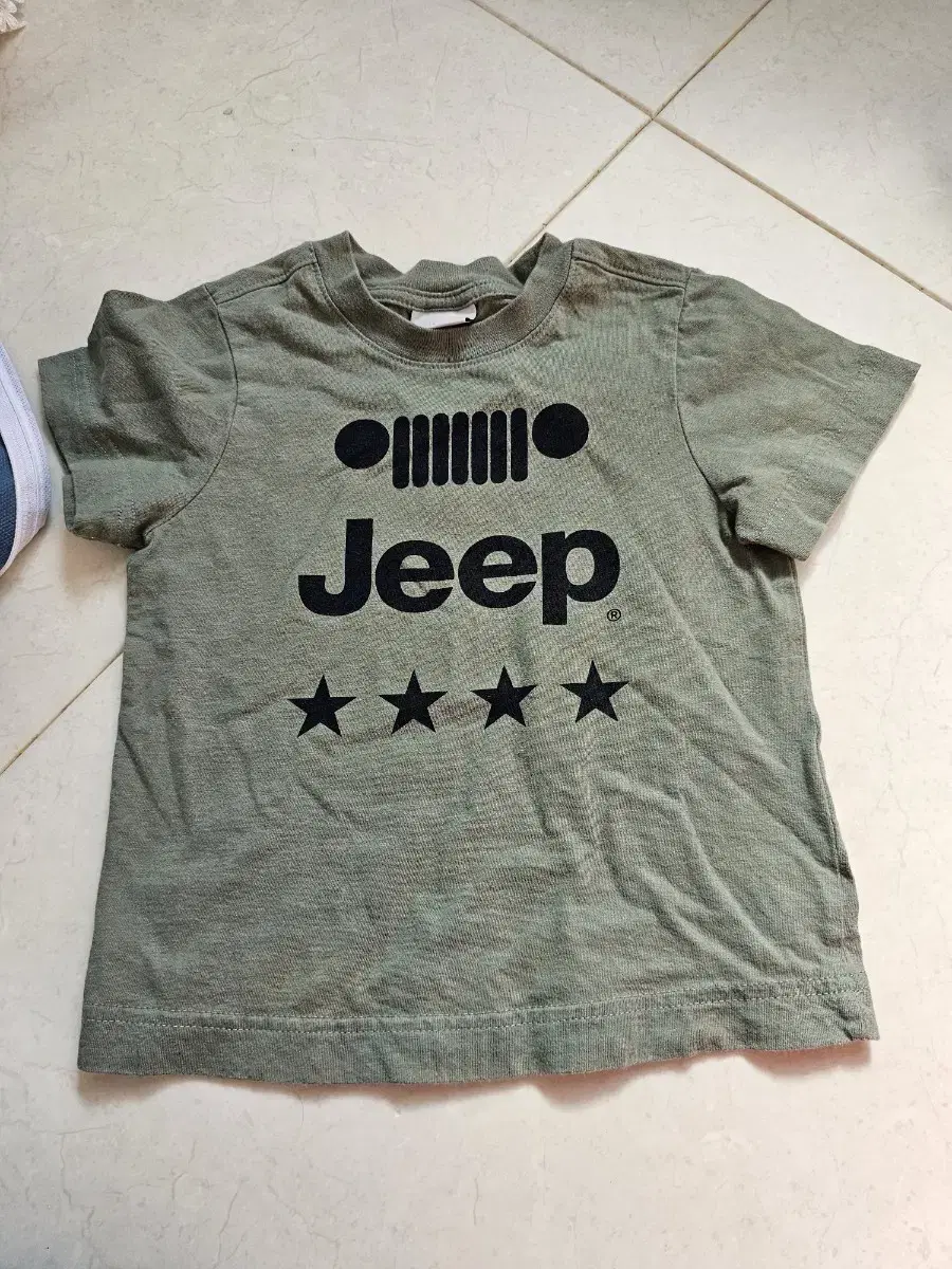 jeep 기본티 100 아동 사이즈