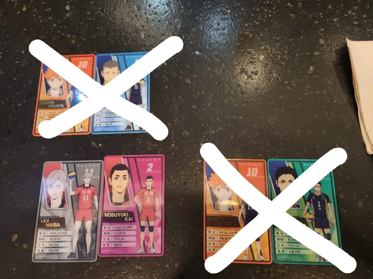 Haikyuu popup store Clearcard Collection