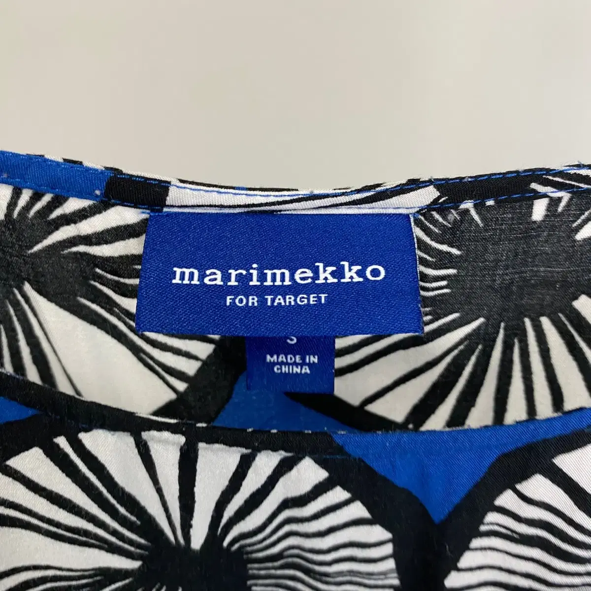 빈티지 marimekko 루즈핏 레이온 블라우스 티셔츠