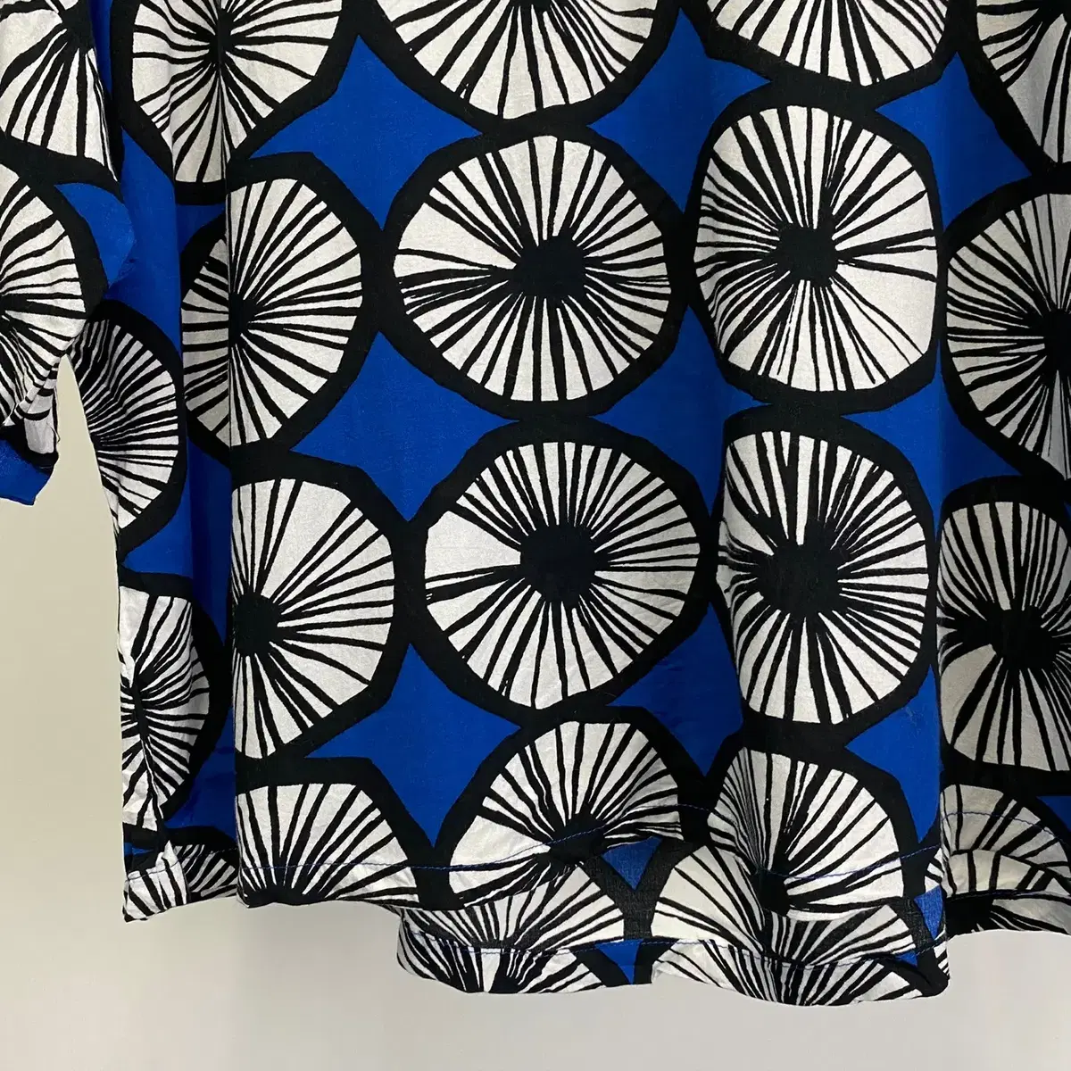 빈티지 marimekko 루즈핏 레이온 블라우스 티셔츠