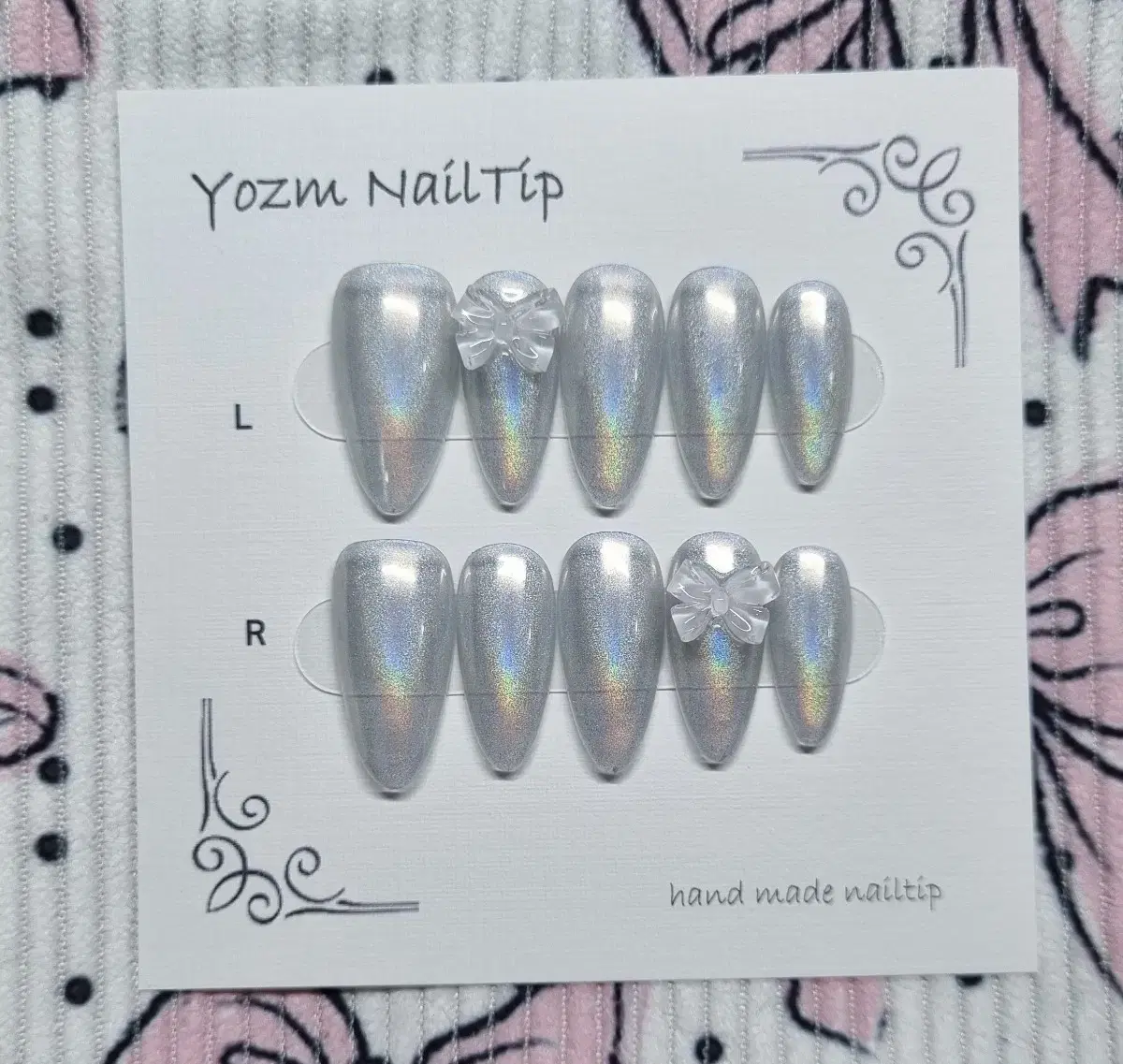 Yozm NailTip 투명홀로그램