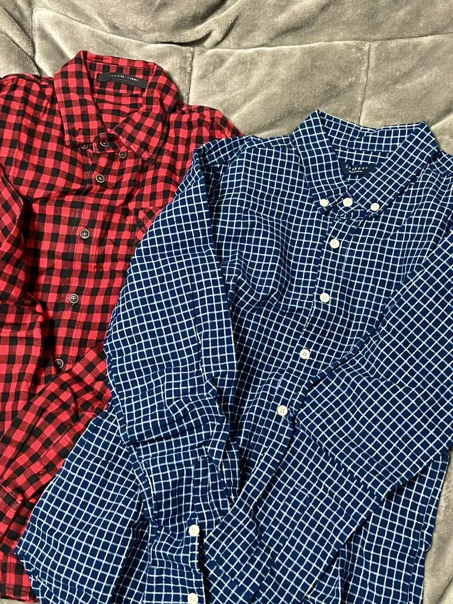 Men's check shirt (size M)