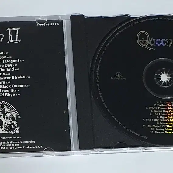 퀸 Queen II 앨범 시디 CD 프레디 머큐리