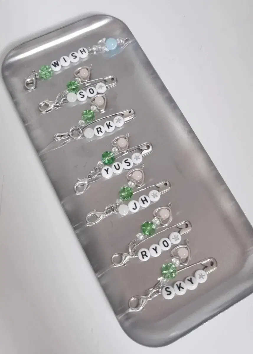 Daejinibeng)NCT Wish Initial Beads Keyring