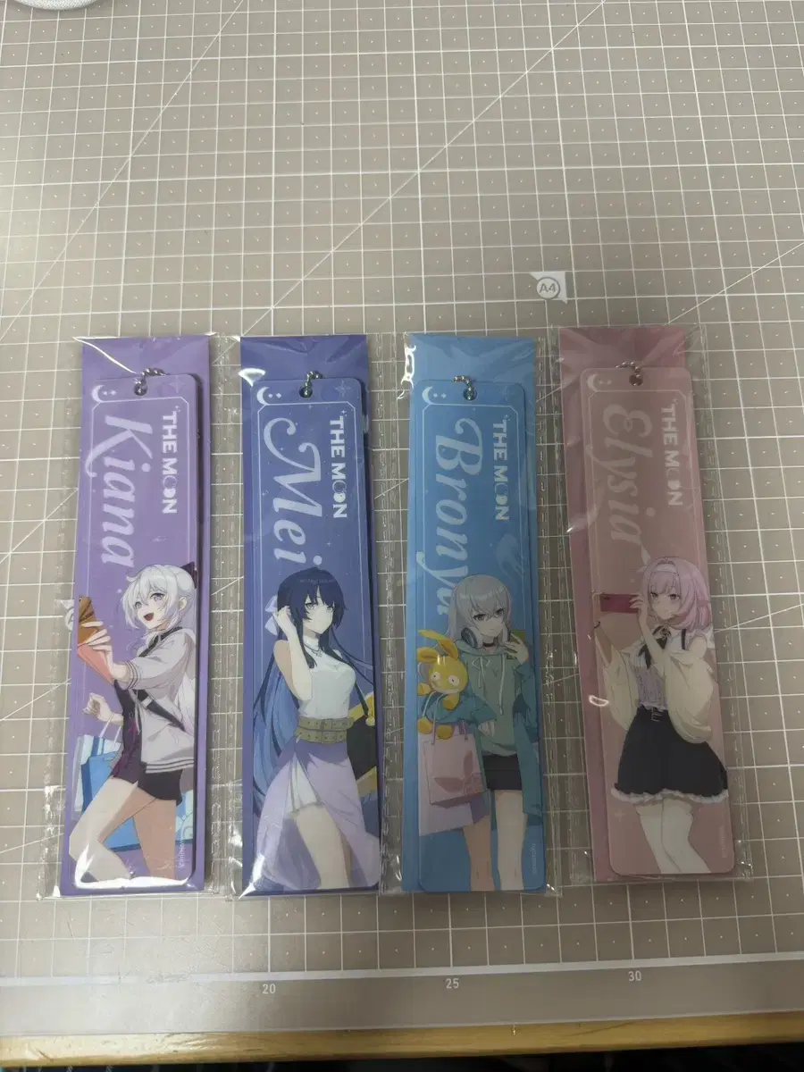 Collapse 3rd pop up Store Bookmark + Kiana Ticket + postcard Set