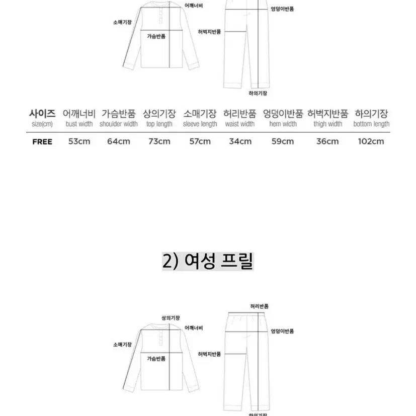 루나루즈 커플잠옷 도트잠옷