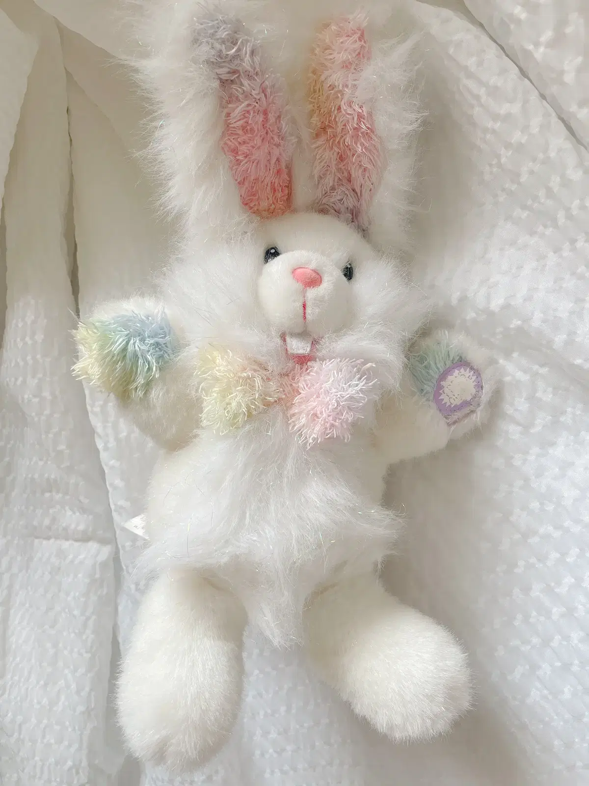 Vintage Pastel Easter Bunny Sewing doll (worksO)