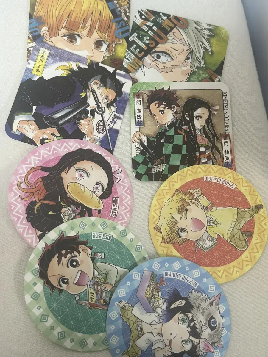 Demon Slayer Original Art Demon Slayer Gakuen Coaster bulk Demon Slayer Tanjiro Nezuko Zenitsu Sanemi