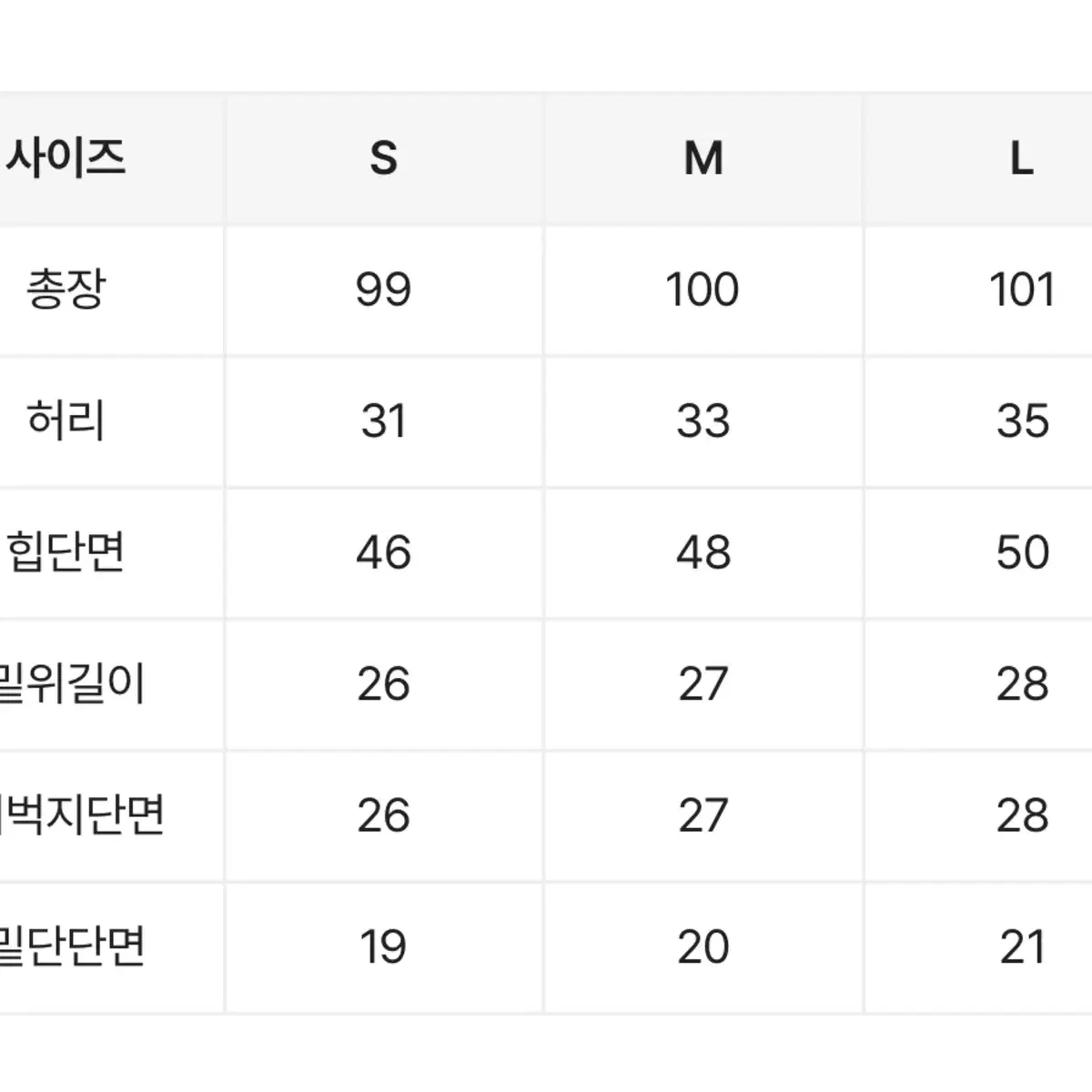 하이웨스트 일자 와이트 팬츠 먹색 M